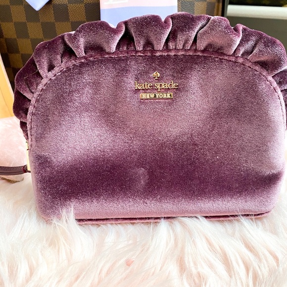 Kate Spade Ruffle Cosmetic Bag - Picture 2 of 3